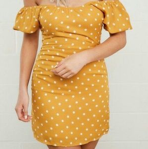 Mustard dress